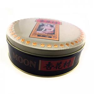 Traditionele hete verkopende ronde mooncake blikken doos